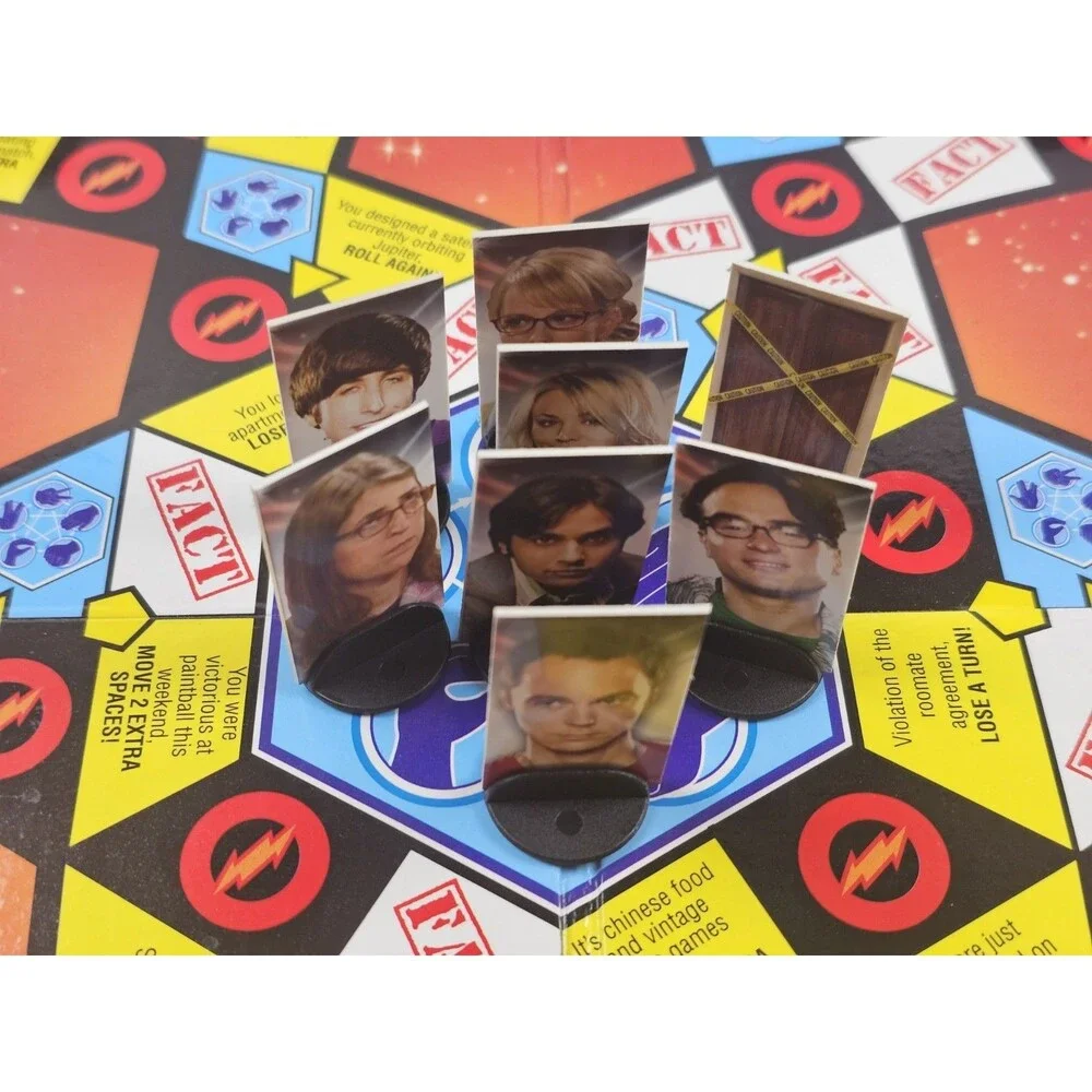 The BIG BANG THEORY Fact or Fiction Trivia Board Game - Cardinal Games COMPLETE